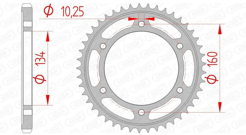 AFAM Corona standard in acciaio 10617 - 525