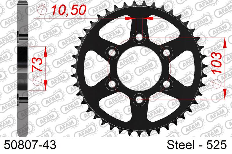 AFAM Corona standard in acciaio 50807 - 525