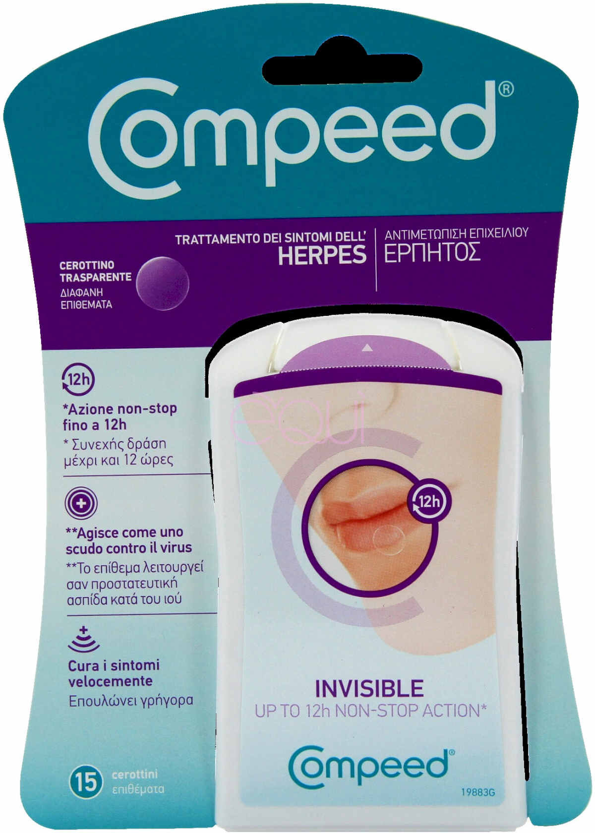 Compeed Herpes Invisibile 15 Cerotti