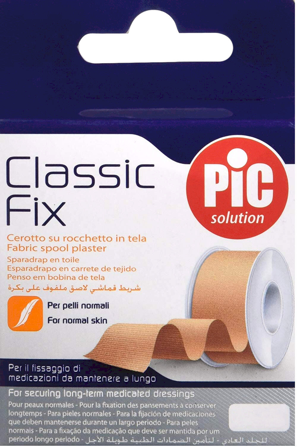 PIC Classic Fix Cerotto Su Rocchetto In Tela 1 Rocchetto 5 Cm X 5 M