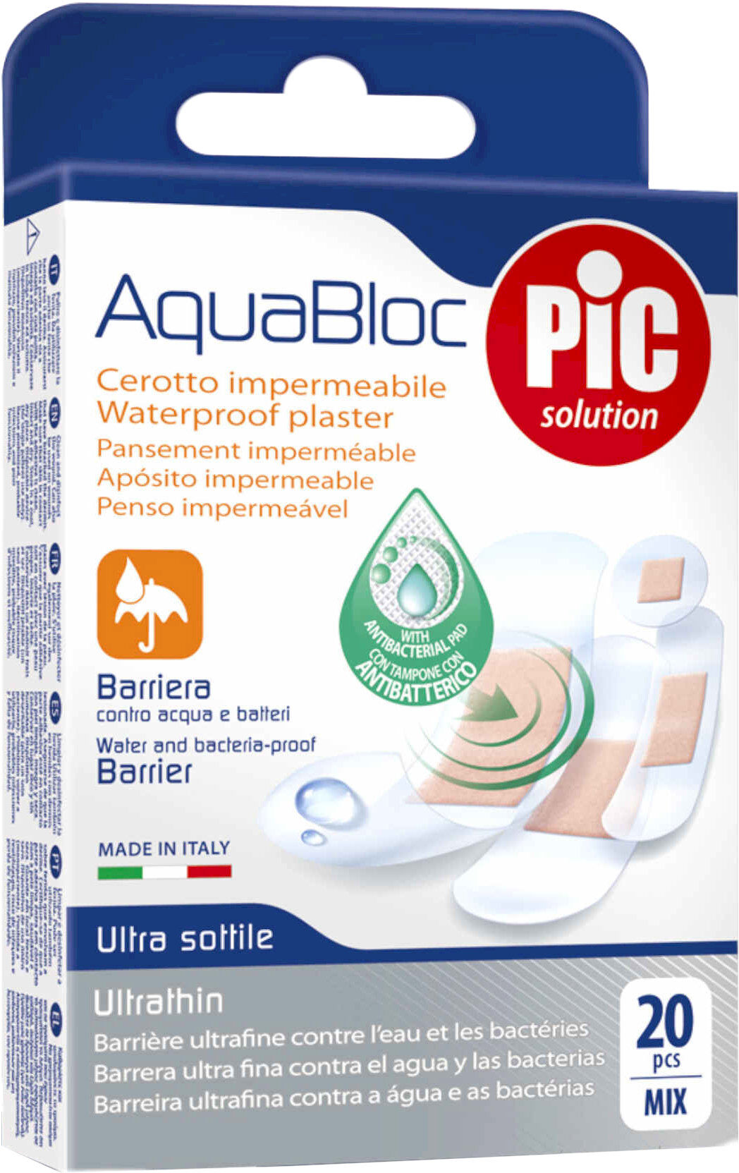 PIC Aqua Bloc Cerotto Impermeabile 20 Pcs Mix