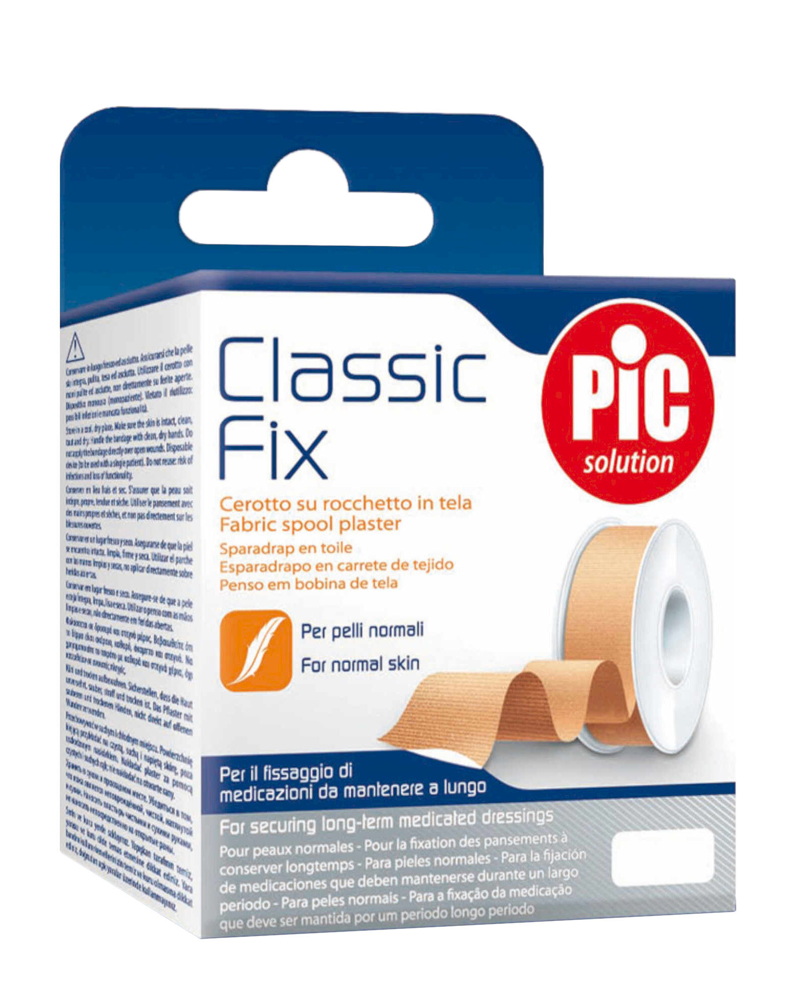 PIC Classic Fix Cerotto Su Rocchetto In Tela 2,5cm X 5m