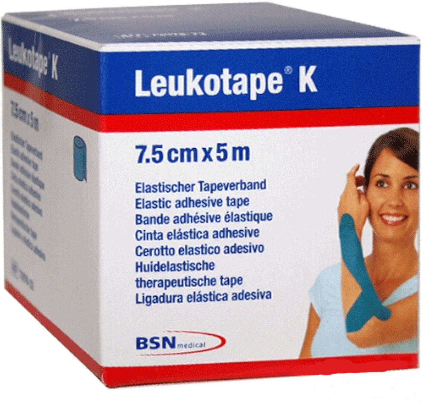 BSN MEDICAL Leukotape K 1 Cerotto Elastico Da 7,5cmx5m Sabbia