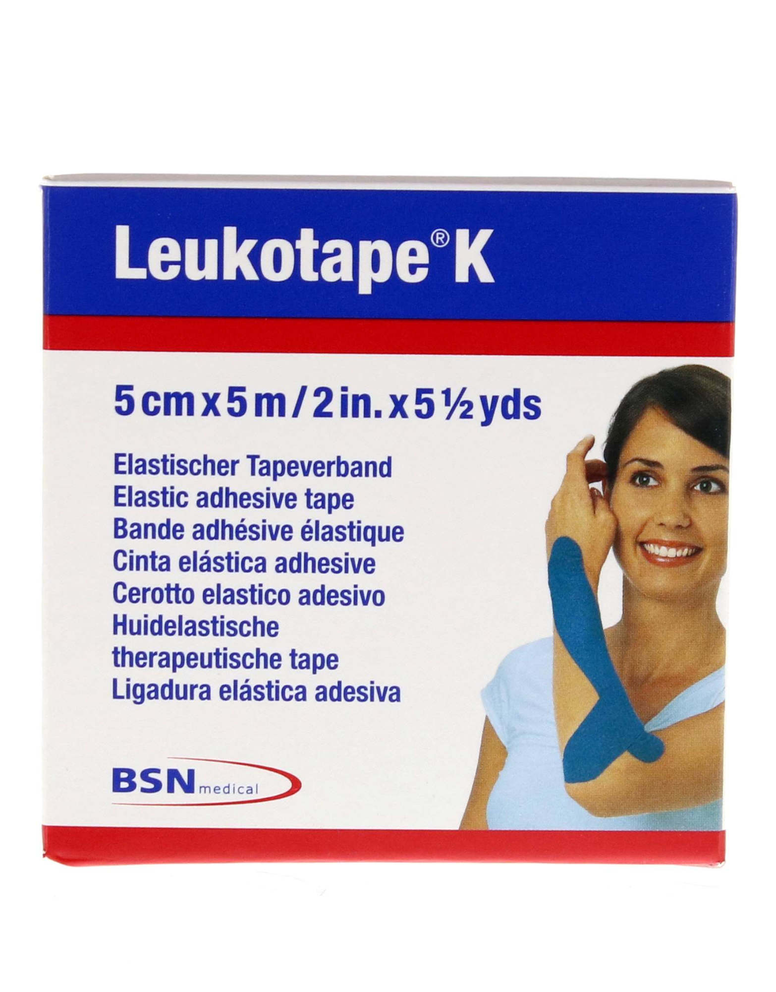 BSN MEDICAL Leukotape K 1 Cerotto Elastico Da 5cmx5m Nero