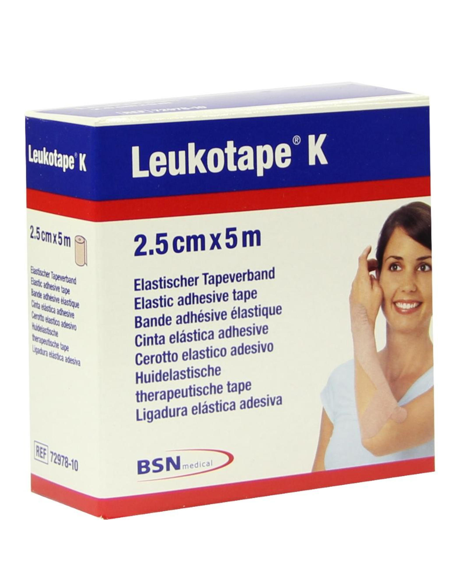 BSN MEDICAL Leukotape K 1 Cerotto Elastico Da 2,5cmx5m Verde Petrolio