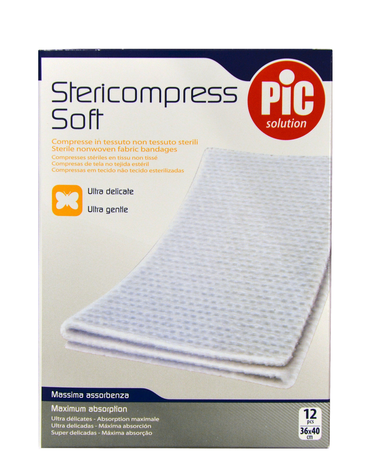 PIC Stericompress Soft Compresse In Tessuto Sterile 12 Pcs 36x40cm