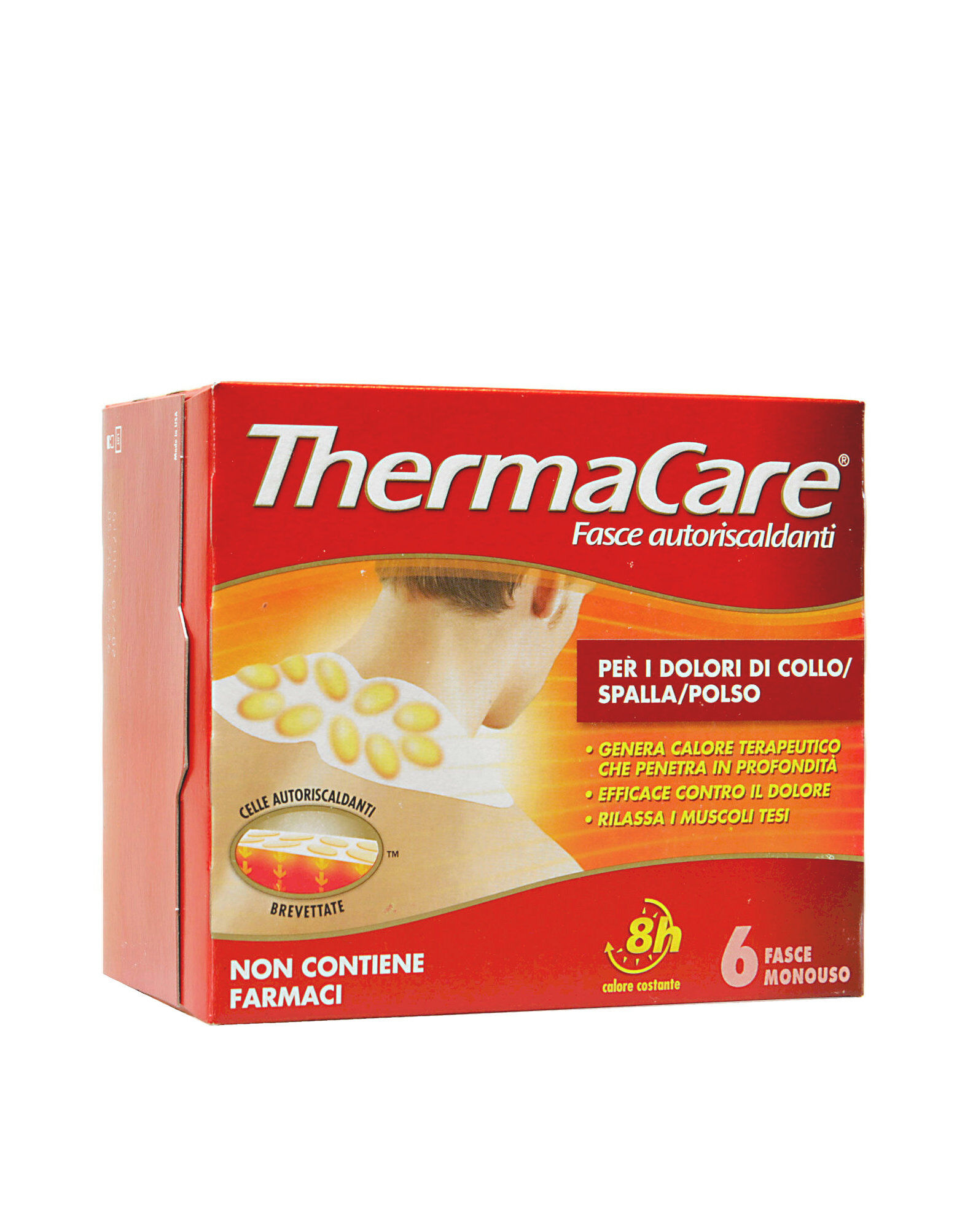 Thermacare Fasce Autoriscaldanti Per I Dolori Di Collo/spalla/polso 6 Fasce Monouso