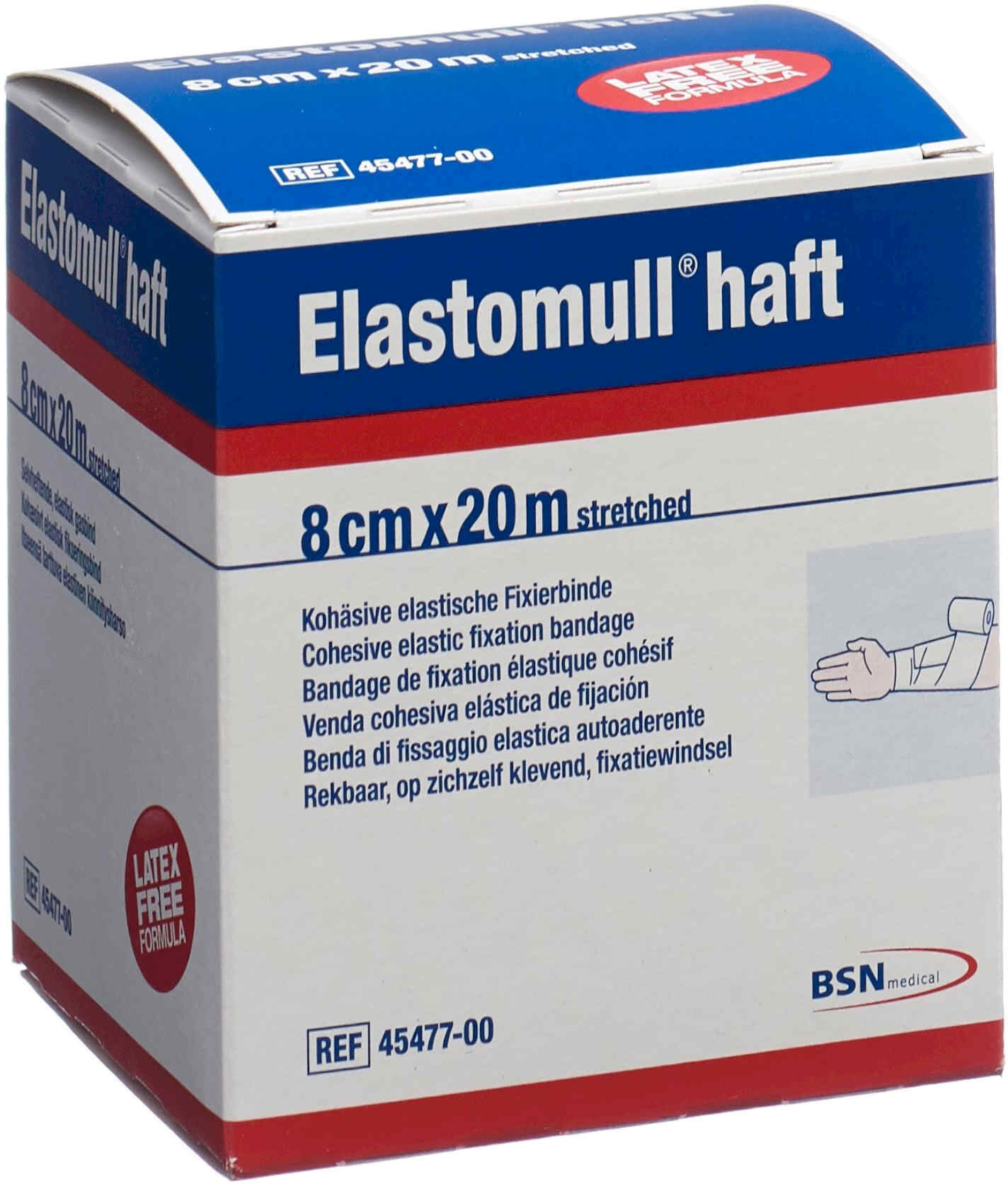 BSN MEDICAL Elastomull Haft 1 Benda Da 8cmx20m