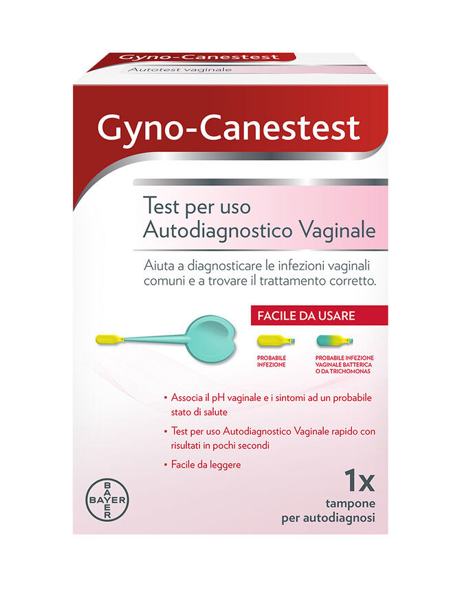 CANESTEN Gyno-Canestest Autotest Vaginale 1 Tampone Vaginale
