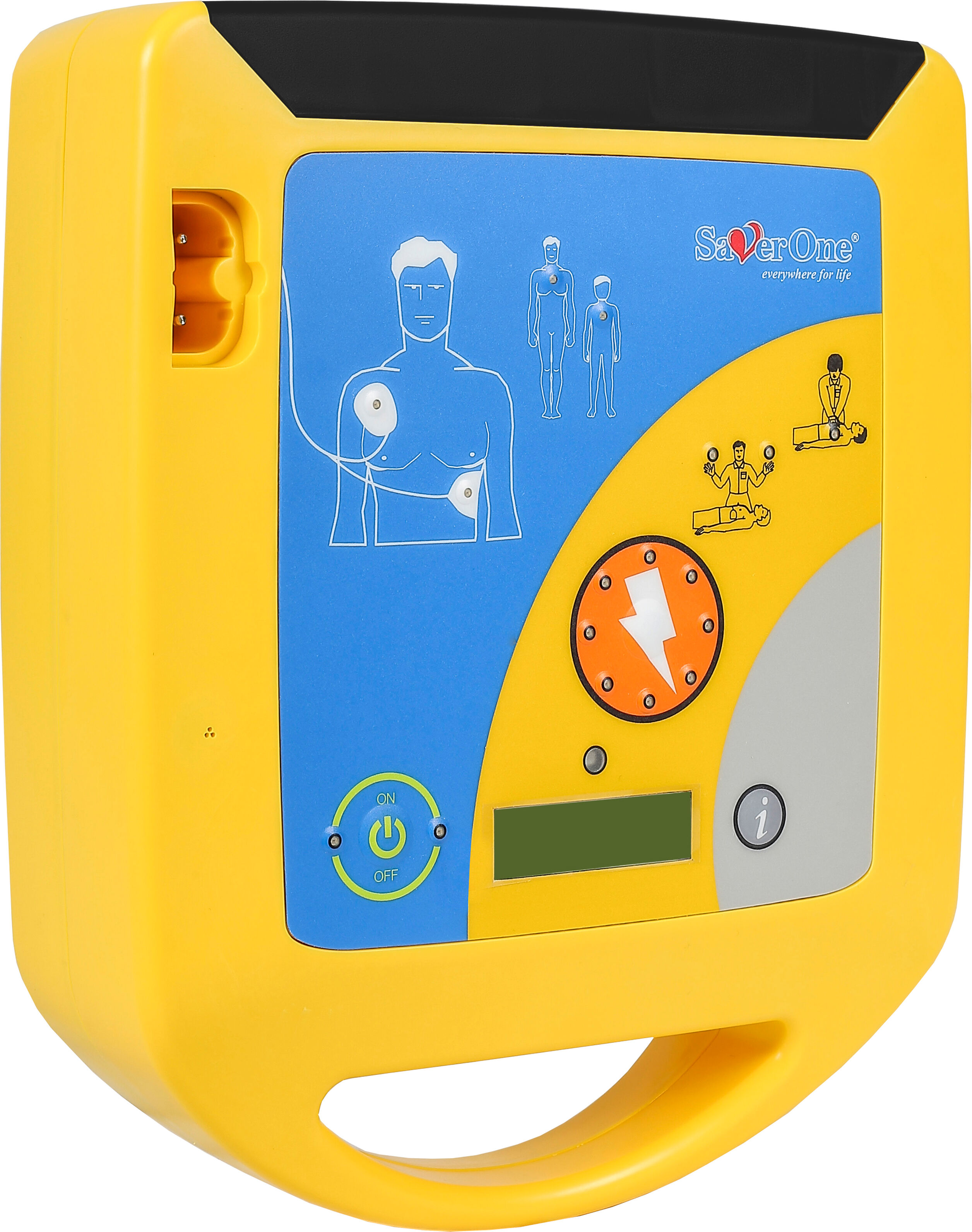 Ami Italia Defibrillatore Semi Automatico Saver One® DAE 200J con Mini LCD - SVO-B0001