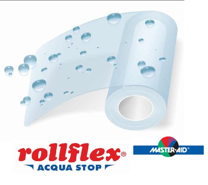 MasterAid Medicazione rollflex acqua stop in poliuretano impermeabile ad acqua e batteri - misure varie