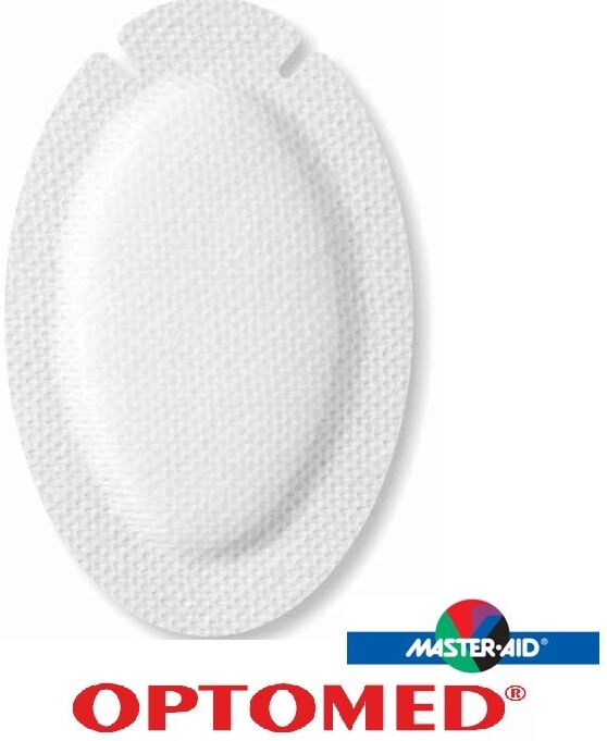 MasterAid Medicazione oculare optomed sterile - cf 25 pz - dim. cm. 9.6x6.3