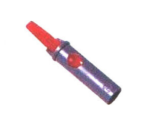 Fiab Adattatori per ECG a "coccodrillo"con presa 4 mm femmina  - Colore rosso - cf 10 pz