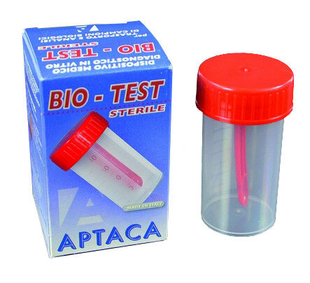 Aptaca Contenitore per coprologia e campioni biologici BIO TEST 60 ml - CF da 50 pz