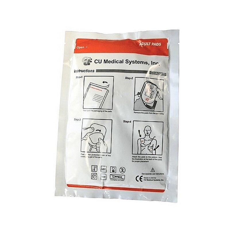 CU Medical Piastre monouso per defibrillatore Semiautomatico I-PAD NF 1200, Originali ® - Adulti