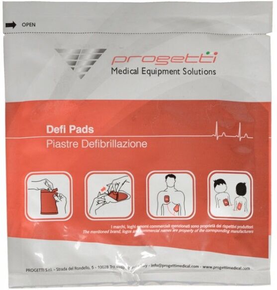 Progetti Piastre per defibrillatore  Rescue SAM - pediatriche