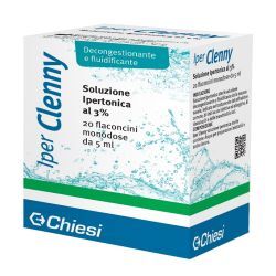 CHIESI FARMACEUTICI SpA IPER CLENNY SOLUZIONE IPERTONICA 3% 5ML 20 FLACONCINI MONOUSO