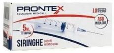 Safety PRONTEX SIRINGHE 5 ML 10 SIRINGHE AGO INDOLORE