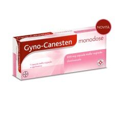 Bayer GYNO-CANESTEN MONODOSE 1 CAPSULA VAGINALE 500 G
