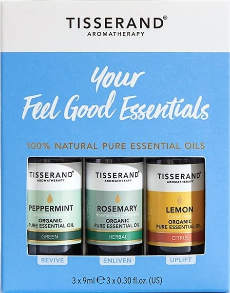 Tisserand Aromatherapy Zestaw olejków eterycznych 100% Your Feel Good Essentials Kit 3 x 9 ml TISSERAND