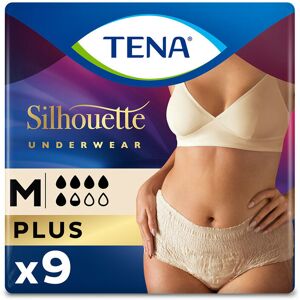 Tena Silhouette Cueca Cintura Baixa Branco M 12 un