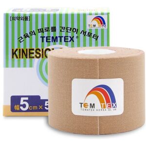 Temtex Tape Classic elastic tape for muscles and joints colour Beige 1 pc