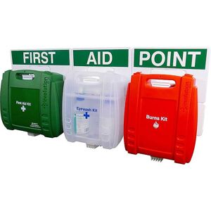 Risk Assessment Products First Aid, Eye Wash and Burns Point (Large)