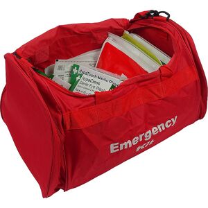 Risk Assessment Products Emergency Trauma Kit in Red Emergency Bag