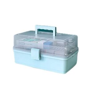 BeRbo First Aid Kit Medicine Box Household Medicine Box Medicine Medical Storage Box Multilayer Large Capacity Portable Medicine Box First Aid Kits (Color : A)