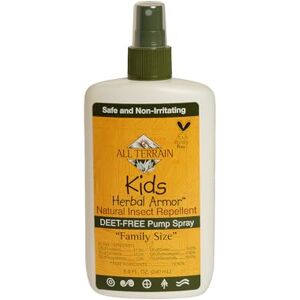 All Terrain Kids Herbal Armor Natural DEET-Free Insect Repellant, Pump Spray, 8 Ounce, Family-Size