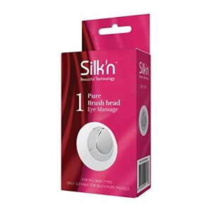 Silk'n Pure Brush Heads, Eye Massage - for Massaging and Refreshing The Skin Around The Eyes - 1 Piece Green