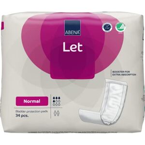 ABENA Let Normal Incontinence Pads for Women and Men Pack of 34 These Absorbent Pads can be Used as Sanitary Pads for Heavy Flow but are mainly Used as Incontinence Pads for Men and Women