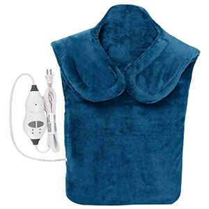 WTCBQC Heating Pad, Heating Blanket,Winter Warm Electric Heating Shawl, 4 Massage Settings, Fast Heating Technology, Flannel Multifunctional Shoulder and Neck Massager (A) Hopeful