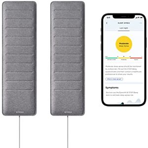 Withings Sleep Analyzer Bundle : Get a Special Pack of 2 Clinically Validated under-Mattress Sleep Trackers with Sleep Apnea Detection and Sleep Cycle Analysis [Amazon Exclusive]