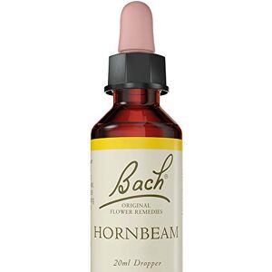 Bach Original Flower Remedies Hornbeam, Know Your Own Mind, Seize The Moment, Emotional Wellness, Natural Flower Essence, 20ml