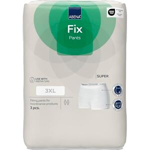 Abena Fix Pants Super 3XL Disposable Underwear Pack of 3 Disposable Pants for Fixing Incontinence Products and Pads. Incontinence Pants Pull Up Pants. Incontinence Pants for Men and Women.