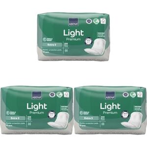 Abena Light Incontinence Pads, Eco-Labelled Women's Incontinence Pads Adults, Breathable & Comfortable with Fast Absorption & Protection, Incontinence Pads Women - Light Extra 3, 500ml, 10PK