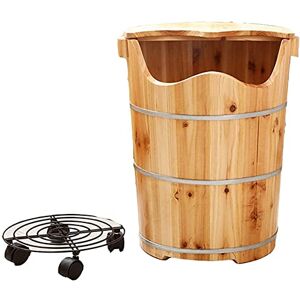 ASerZenith Foot Bath Soak Foot Bath Barrel, Sturdy and Durable Natural Cedar Wood Sauna Foot Tub Can Soak Massage Feet to Improve Sleep