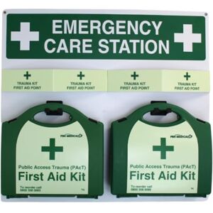 PBH Medical Double Trauma Kit First Aid Point – Hard Case Pact Kit – 2 x Tourni-Keys