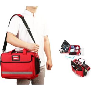 CEEBUS Emergency Bag - First Aid Bags, Empty Medical Emergency Trauma Bag with Reflective,Large Capacity, for EMT,EMS, Nurses, Tactical Medics, Home Care