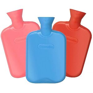 Cassandra Hot Water Bottle, Smooth Surface Both Sides, 1.8 Litre, 5 Year Cassandra Guarantee, Colour Received Varies