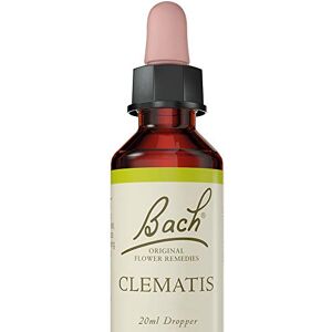 Bach Original Flower Remedies Clematis, Live The Day, Be Focused, Emotional Wellness, Natural Flower Essence, 20ml