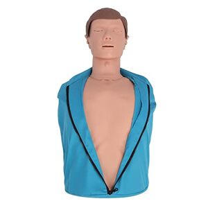 FILFEEL Cardiopulmonary Resuscitation Training Mannequin Rubber Half Body Artificial Respiration Human Model for First Aid Training Patient Education Teaching