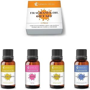 Authentic Oil Co 4 Piece 10ml Lucky Fragrance Oil Gift Set 6