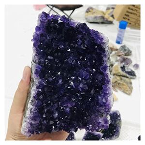PAJPXPCD Natural Crystal Rough Uruguay Stone Amethyst geode Crystal Quartz Cluster Home Decor Display amethyste (Size : 900-1000g) (Size : 1800-2000g)