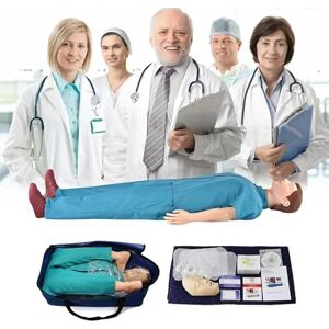 AOXCHEN CPR Manikin Kit, Full Body Cardiopulmonary Resuscitation Simulator, First Aid Training Dummy, for Students Education Teaching