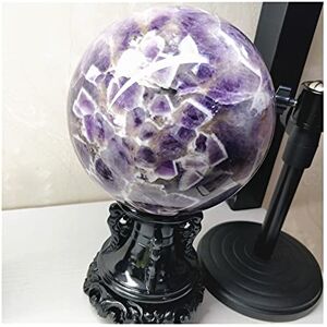 XIFMKBWB Beautiful Crystal Natural Dream Amethyst Ball Sphere Quartz Reiki Decorative Stone Crystal Living Room Furnish and Decor Accessories (Size : 1.4-1.7kg)