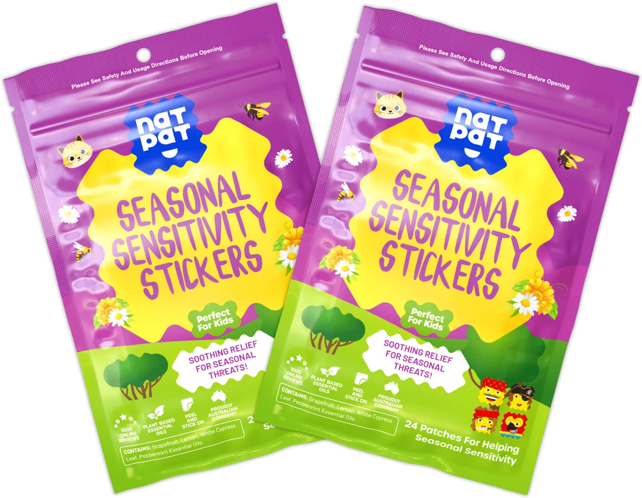 AllergyPatch Allergy Relief Stickers 2 Packs