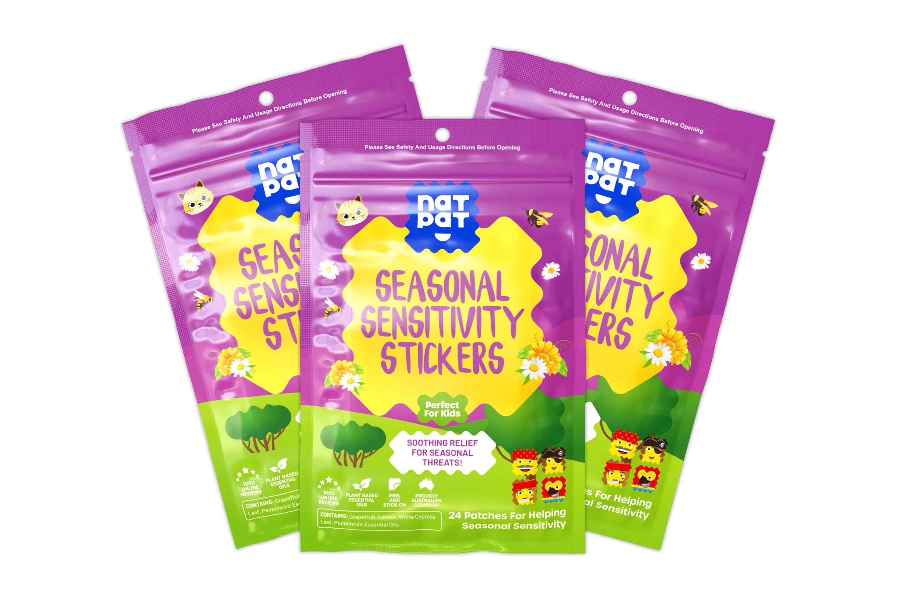 AllergyPatch Allergy Relief Stickers 3 Packs
