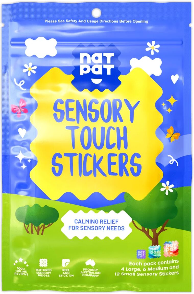 NATPAT Sensory Touch Stickers 1 Pack